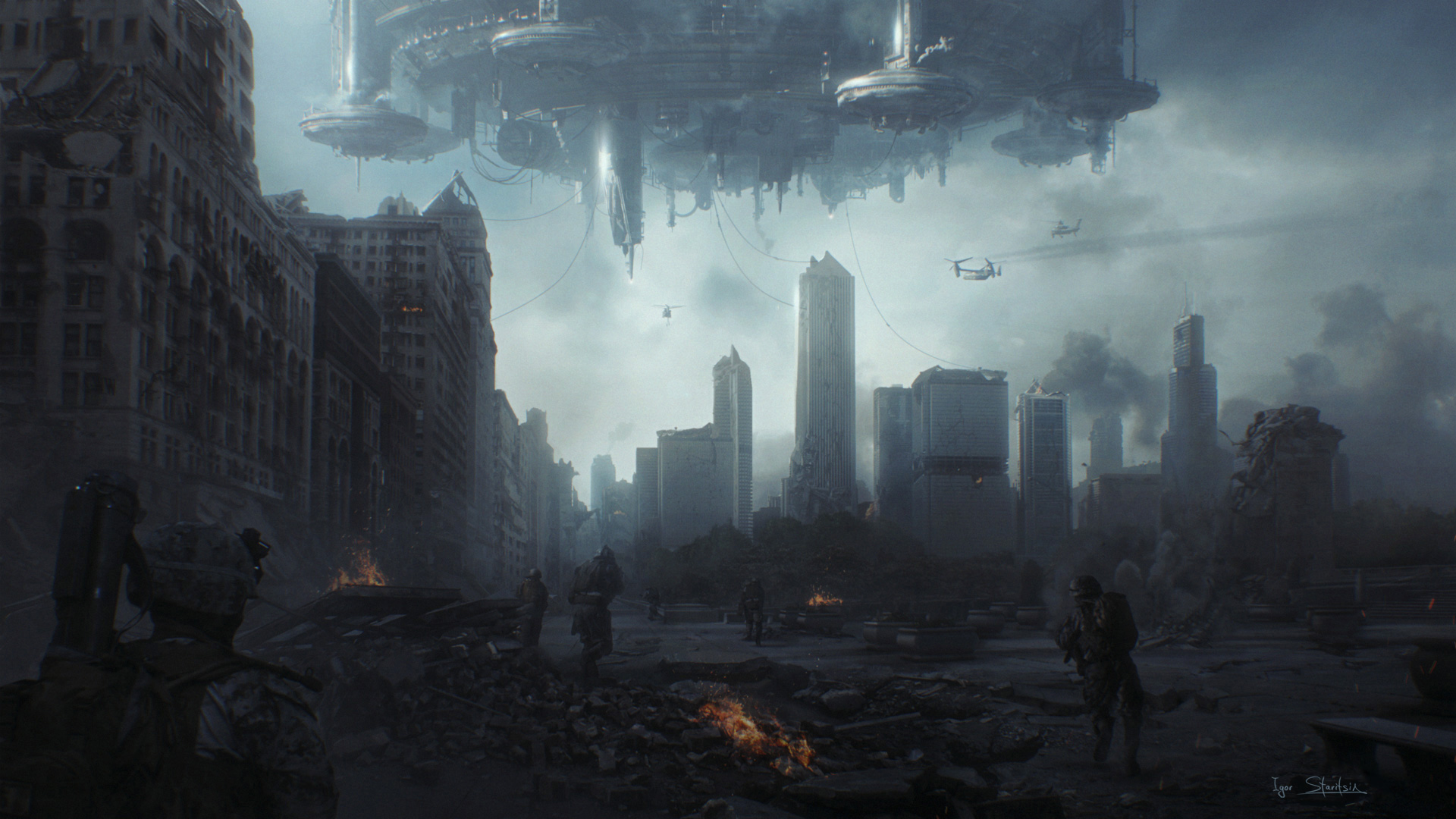 Concept Art & Matte Painting for Film
