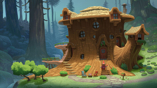 Designing Backgrounds for Animation Thumbnail