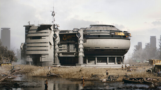 Design Futuristic Architecture Using Blender Thumbnail