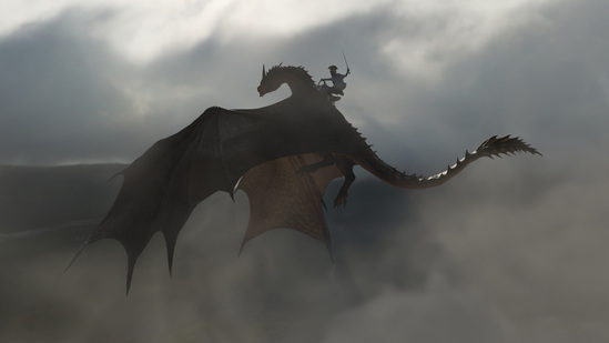 Animating a Dragon Rider for Film & VFX