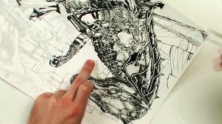 Filling the Black Shapes