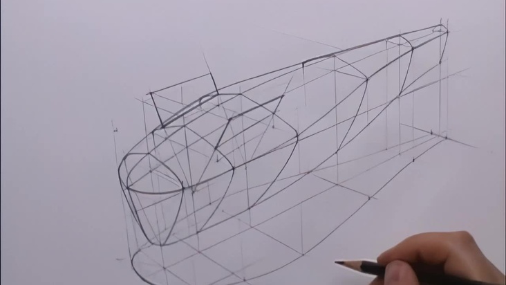 X, Y, Z Section Drawing