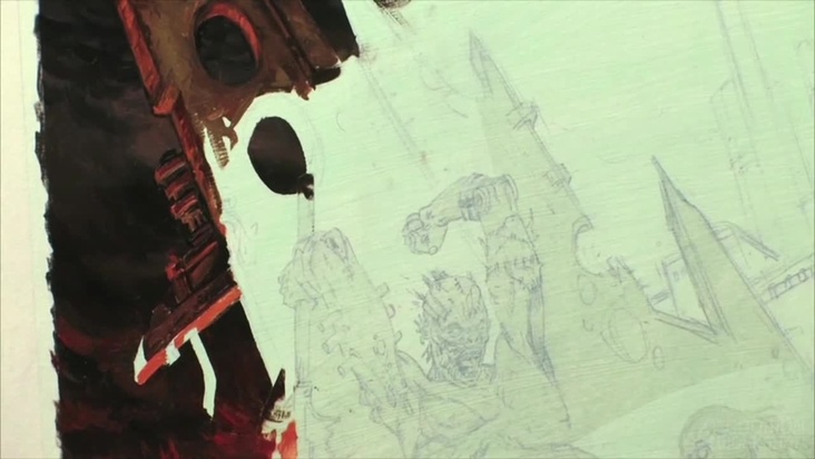 Painting the Background