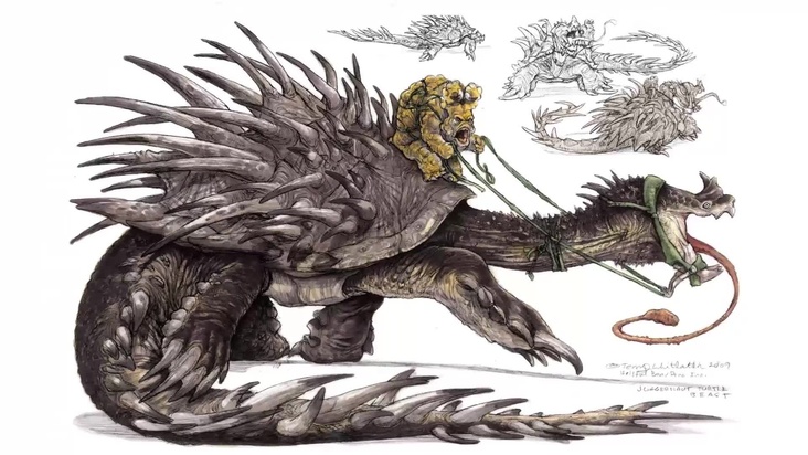 The Design of a Mount—the Gigantic Snapping Turtle-saurus