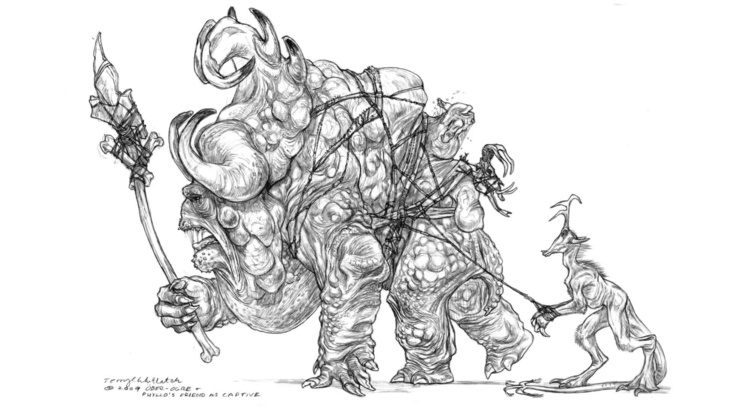 The Design of the Alpha-Leader Toad-Ogre, Captive Creature
