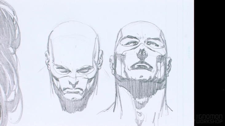 Drawing Two Heroic Heads and a Visual Review