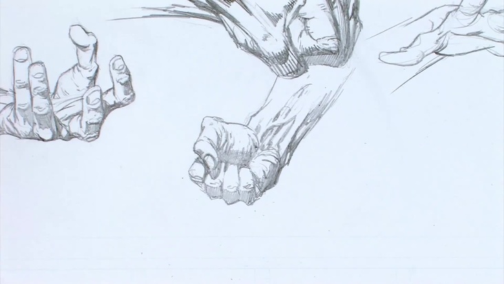 Drawing Hands in Detail