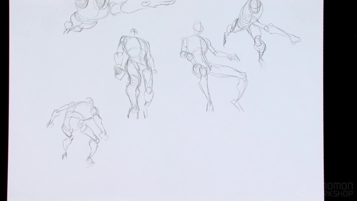 Drawing Posed Figures Based on Basic Structure