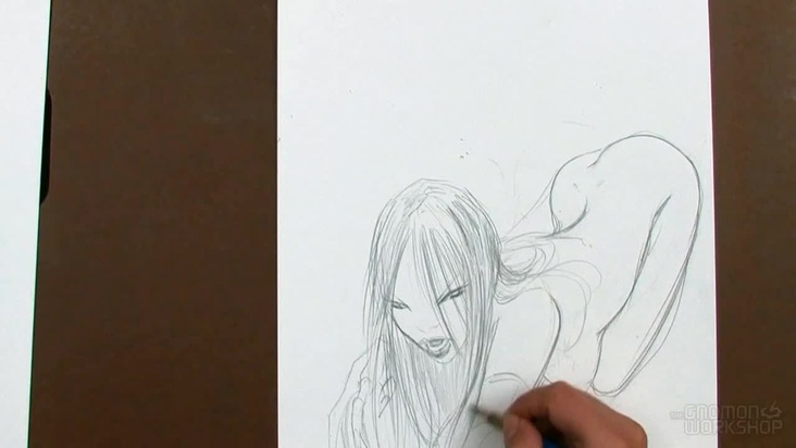 Crawling Figure "Vampirella"