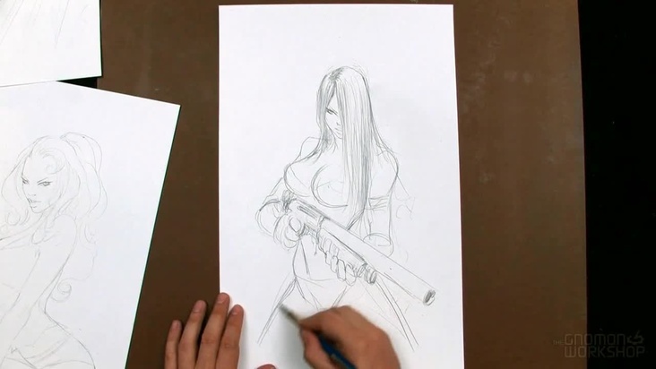 Standing Figure "Bad-Ass Chick"