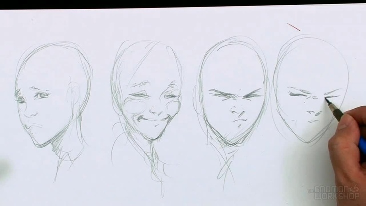 Quick Preliminary Expression Sketches