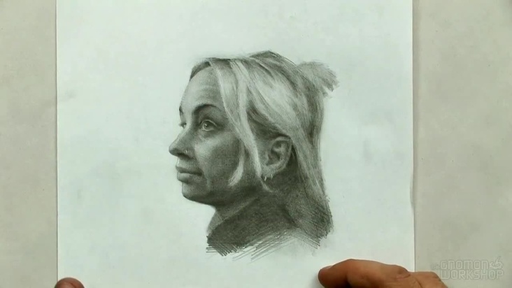 3/4 View in Graphite - Part B