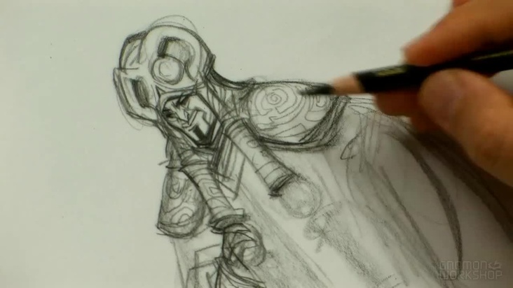 Royal Family - Thumbnailing and Rough Sketch