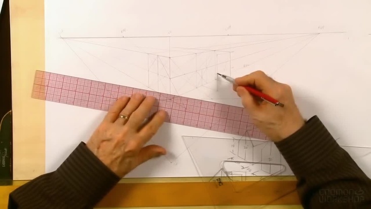 Drawing to Scale in Two Point Perspective - Part 1