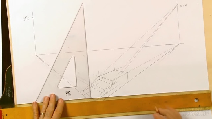Drawing with Auxiliary Vanishing Points