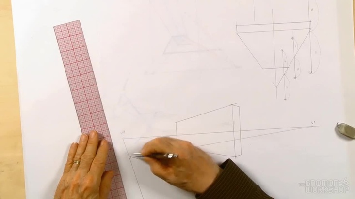 Methods for Plotting Reflections in Two Point Perspective