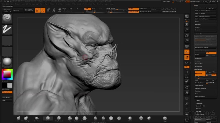ZBrush and Working with Dynamesh