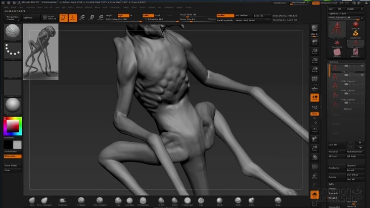 Sculpting with Sub-Divisions