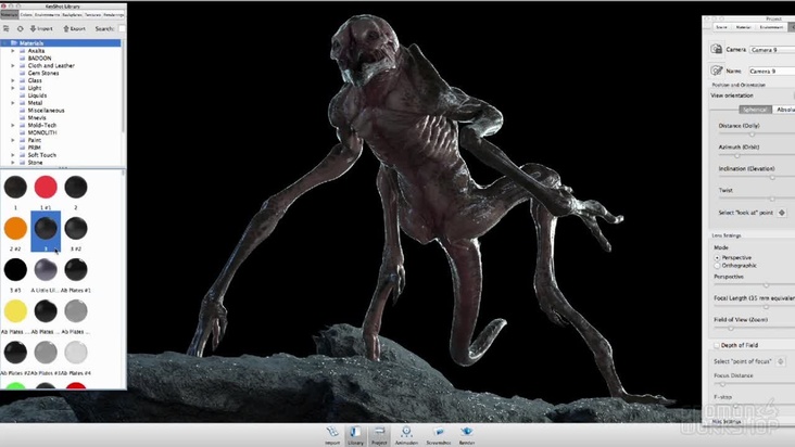 Importing and Keyshot