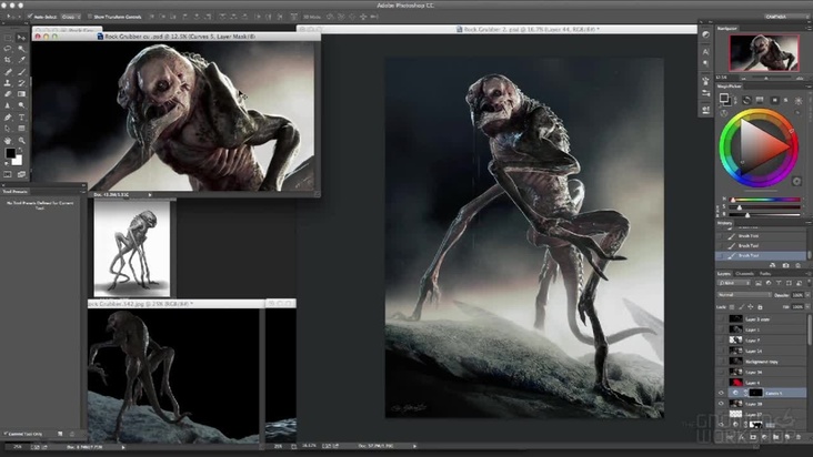 Compositing the Renders in Photoshop part 2