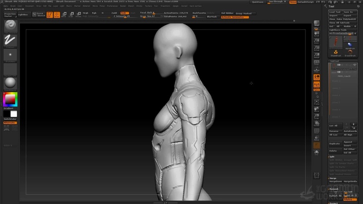 Sculpting in ZBrush Part 1