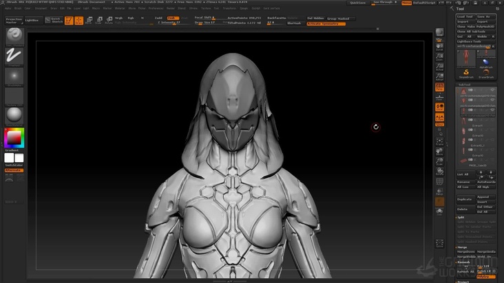 Sculpting in ZBrush Part 2