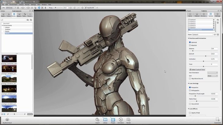 Decimation, Keyshot Bridge and Rendering