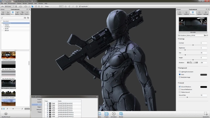 Rendering for the Final Concept Art
