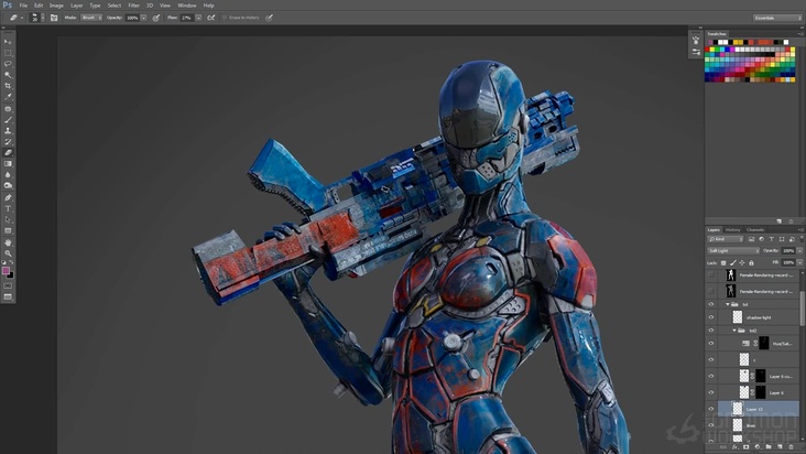 Compositing in Photohop and Photobashing Part 1