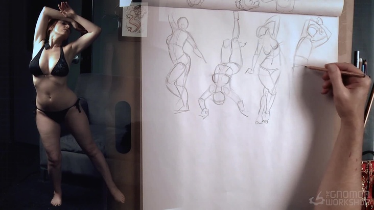 2-min. poses for proportion and gesture Part 1