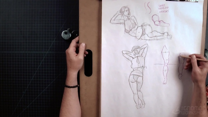 5-min. poses investigating foreshortening Part 2