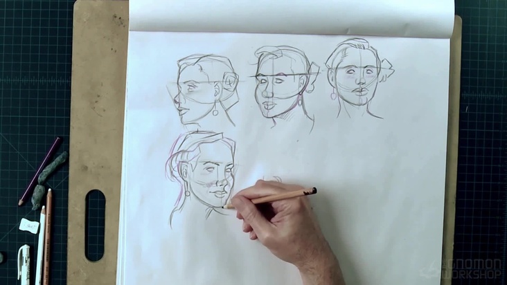 Five minute poses at various angles review