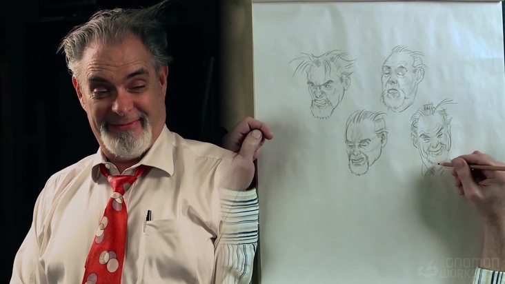 Quick poses in a range of expressions