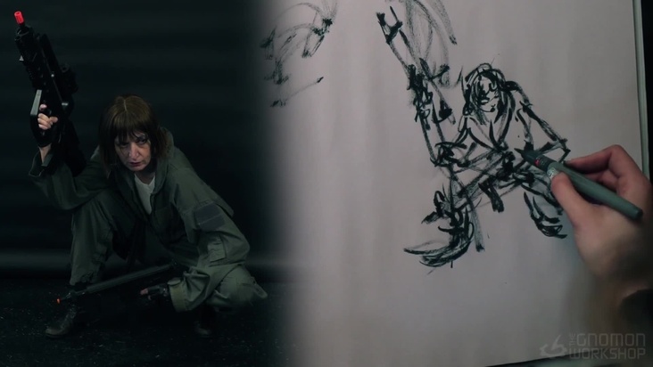 Warming up / gesture