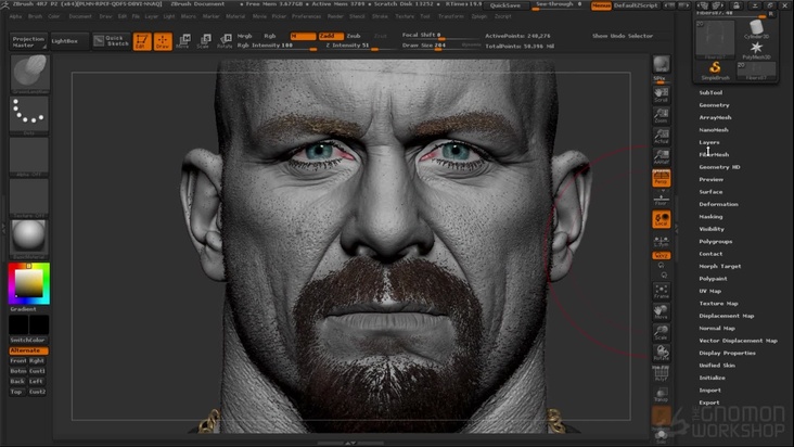 Polypainting and fibermesh Part 2
