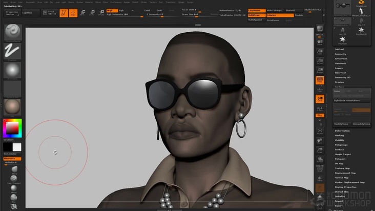 Prop Modeling and Hair Sculpting