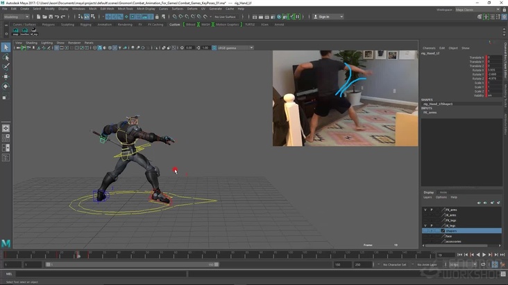 First Pass - Key Poses for First Attack