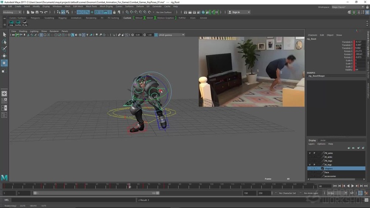 First Pass - Key Poses for Second Attack