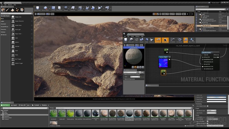 Unreal Materials and Lighting