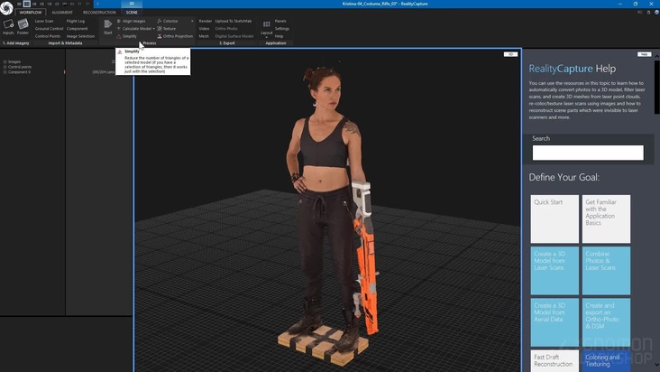 Reality Capture Part 03 - Colorizing and Texturing