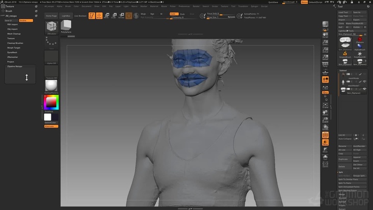 ZBrush Part 09 - Zsphere Retopology
