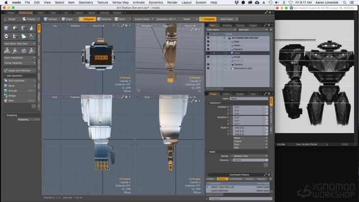 Building The Assets Part 1 - Modeling the Robot