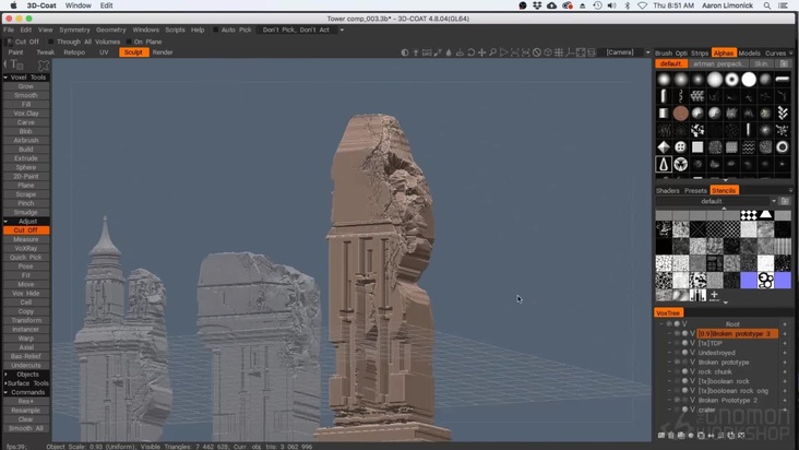 Building The Assets Part 3 - Building Architecture Prototypes in 3DCoat