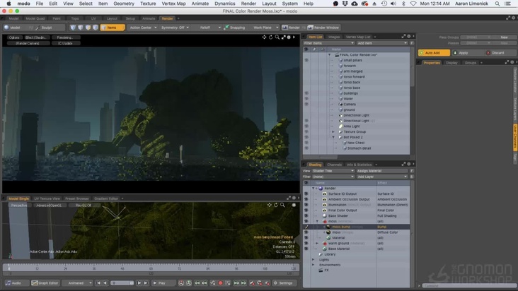 The Render Part 1 - Setting up the Pose Lights and Textures