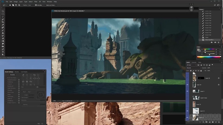 The Finish Part 1 - Separating Subject from Background