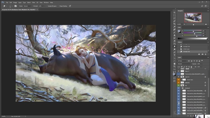 Mixer Brush and Photobash