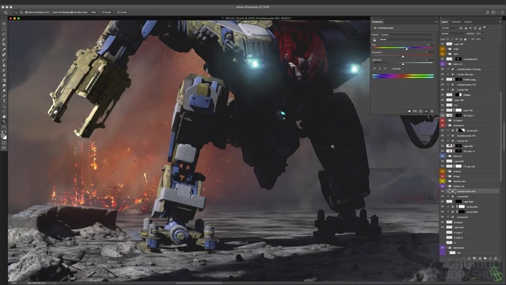 Painting Final Details To Your Scene In Photoshop Part 01