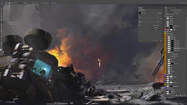 Painting Final Details To Your Scene In Photoshop Part 02