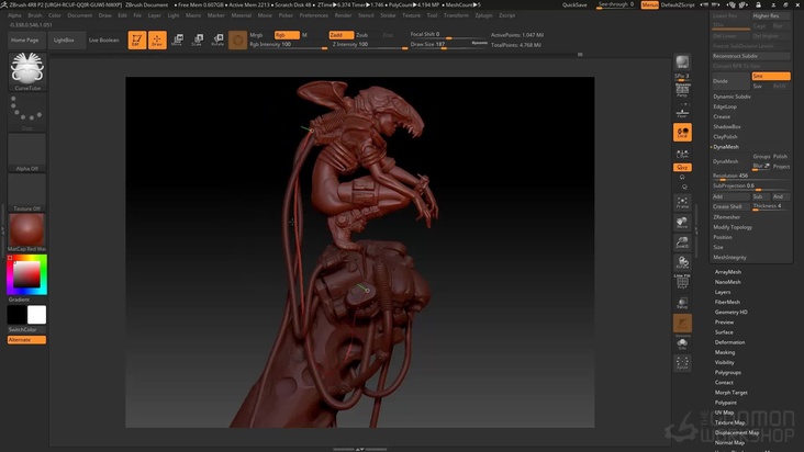 ZBrush Sculpting
