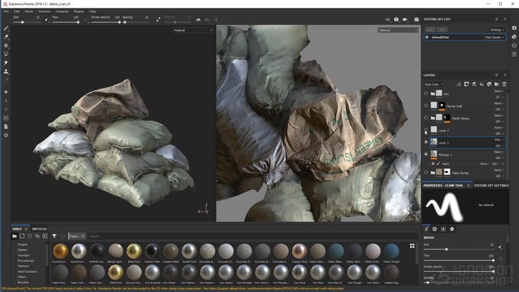 Photogrammetry with Reality Capture and Substance Painter